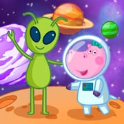 Space for kids. Adventure game
